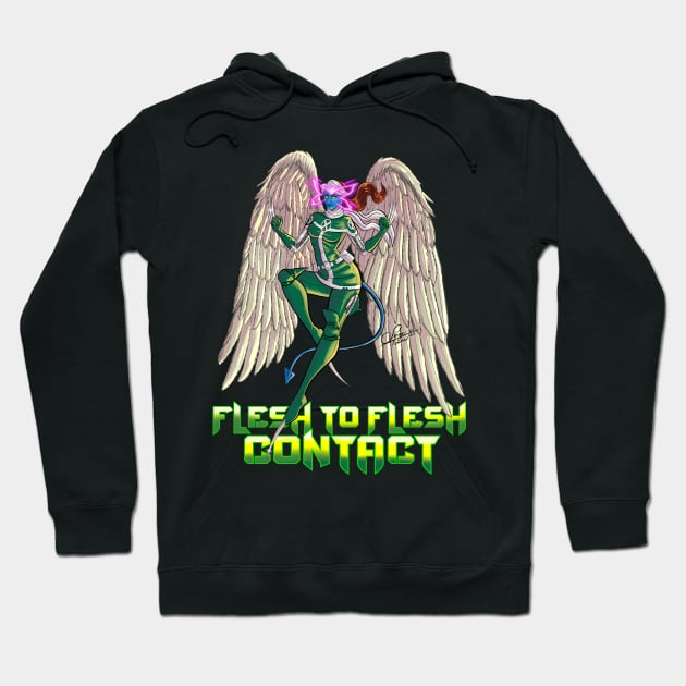 Rogue Flesh to Flesh Contact Hoodie by sergetowers80